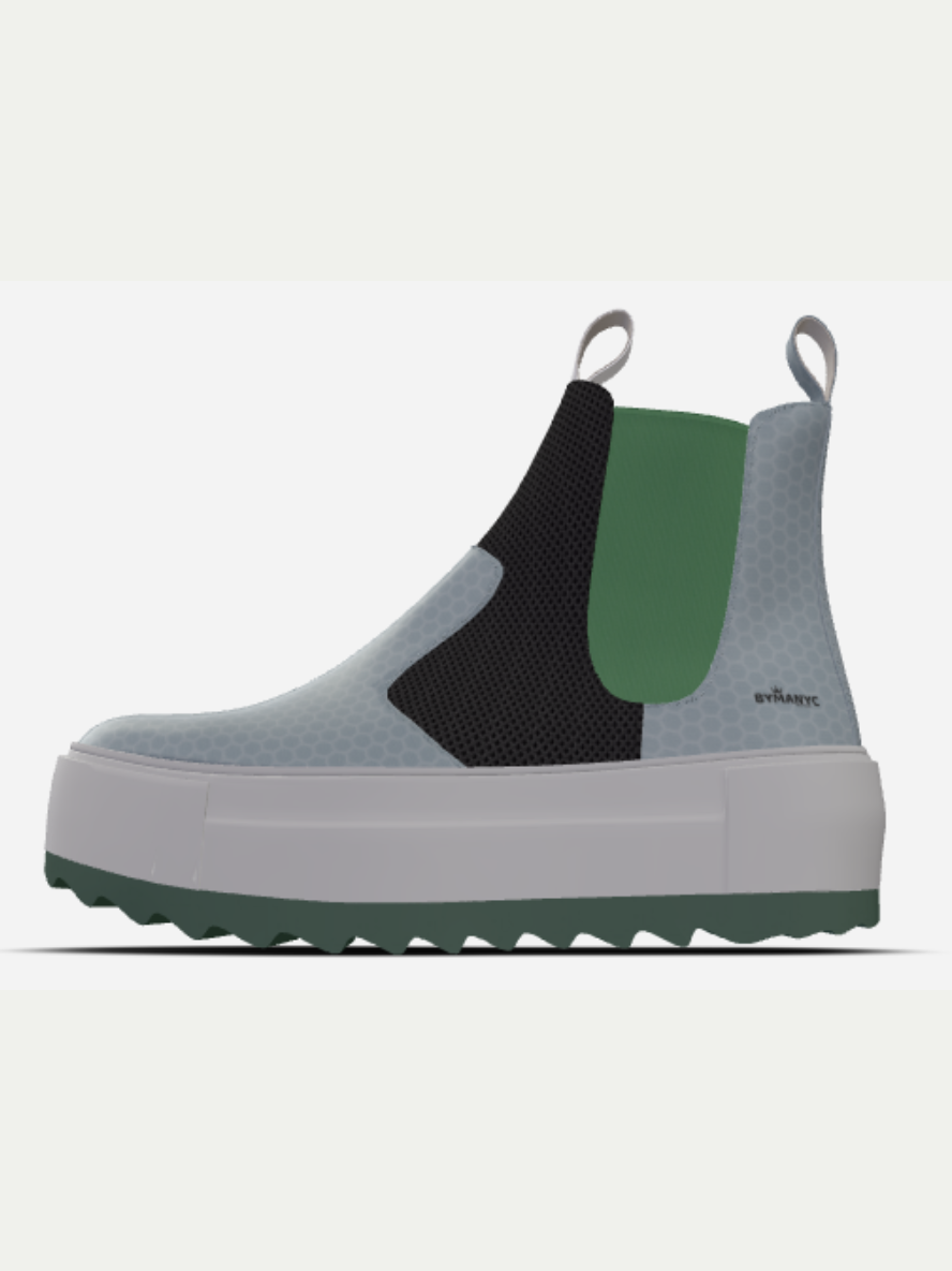 Recycled Boots BYMANYC ® CHELSEA STUDIO (Unisex) by White Chaos