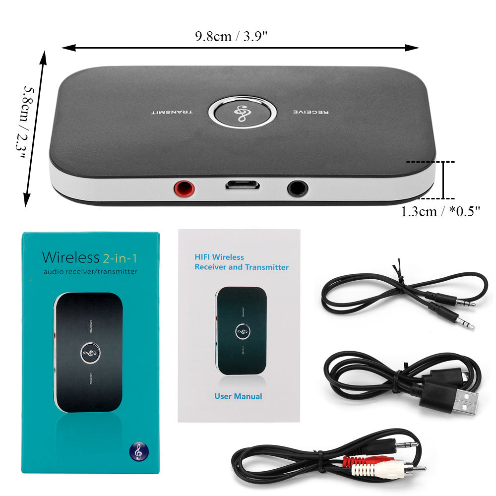 2-in-1 Bluetooth 4.1 audio transmitter and receiver by Teal Simba, view 5