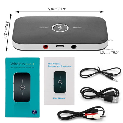 2-in-1 Bluetooth 4.1 audio transmitter and receiver by Teal Simba, view 5
