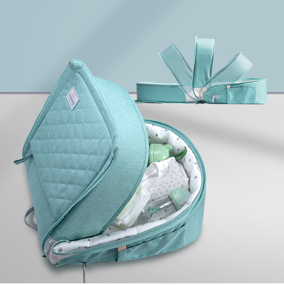 Portable Baby Diaper Bag Backpack with Changing Pad by Maroon Chronos