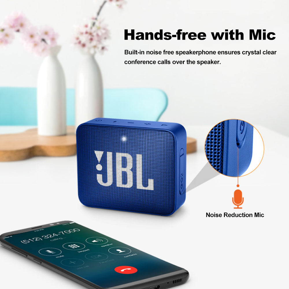 JBL GO 2 Wireless Bluetooth Speaker IPX7 Waterproof With Mic by Teal Simba