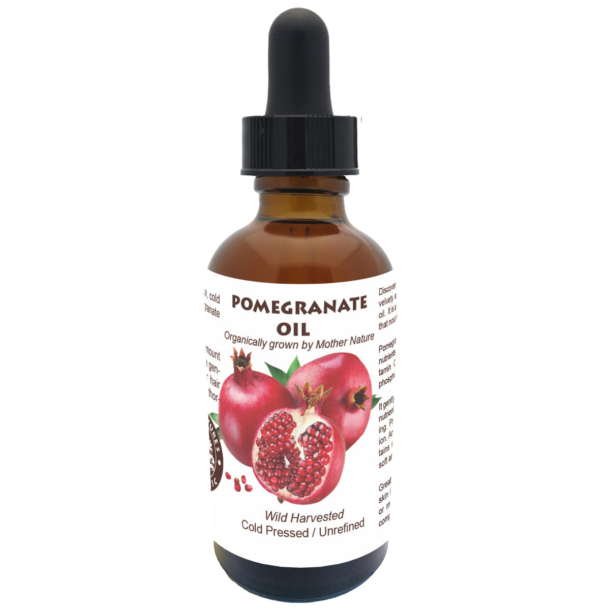 Pomegranate Oil (organic, cold pressed, unrefined) by Yellow Poppy