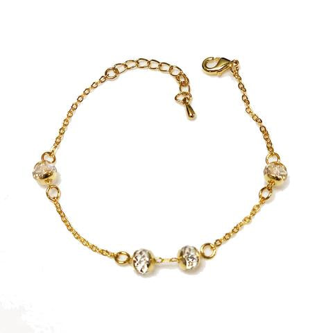 Madison 14K Gold Plated Chain Bracelet by Yellow Pandora