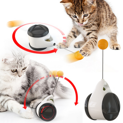Tumbler Balanced Wheel Swinging Ball Cat Toy by Lilac Milo
