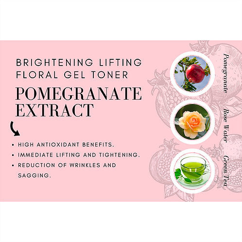 Brightening Lifting Floral Gel Toner by Mint Green Leek