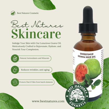 Guava Seed Oil (organic, cold pressed, unrefined) by Yellow Poppy