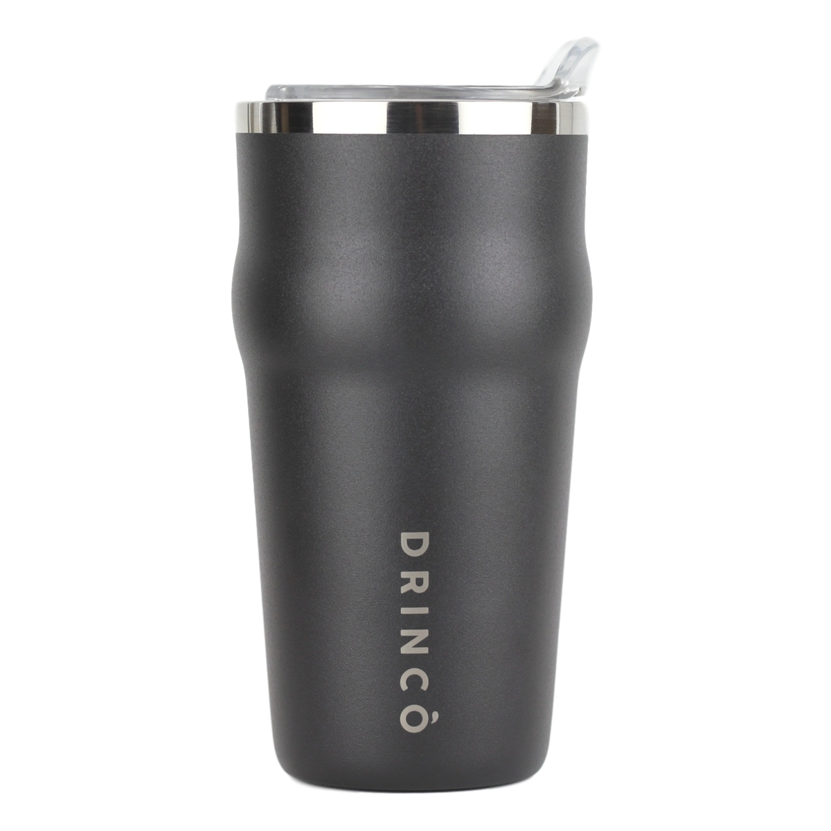DRINCO 20oz Insulated Tumbler Beer Mug-Bottle Opener THOR-(Jet Black) by Orchid Lavender