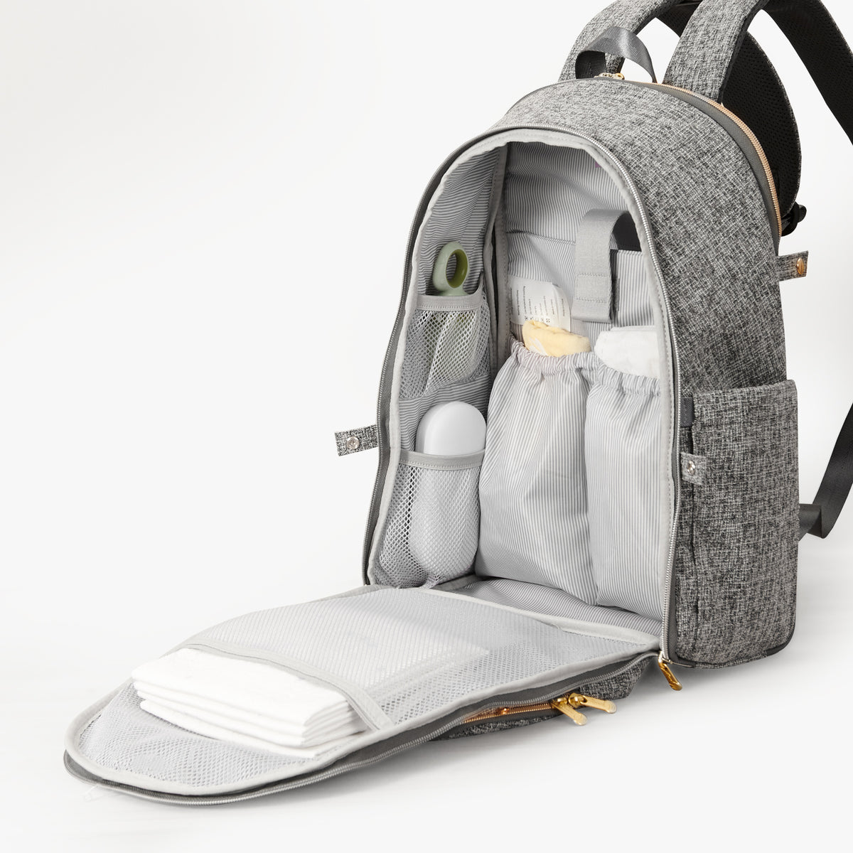 Foldable Backpack Diaper Bag by Maroon Chronos