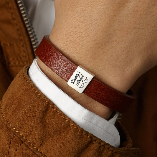Men’s Baby Loss Bracelet by Green Millie