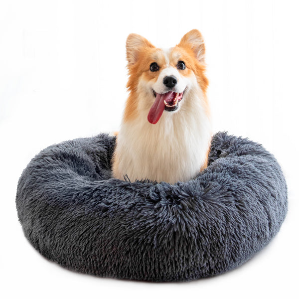 Pet Beds for Cats Dog Bed Washable Anti Anxiety Fluffy Dog Bed by Teal Simba