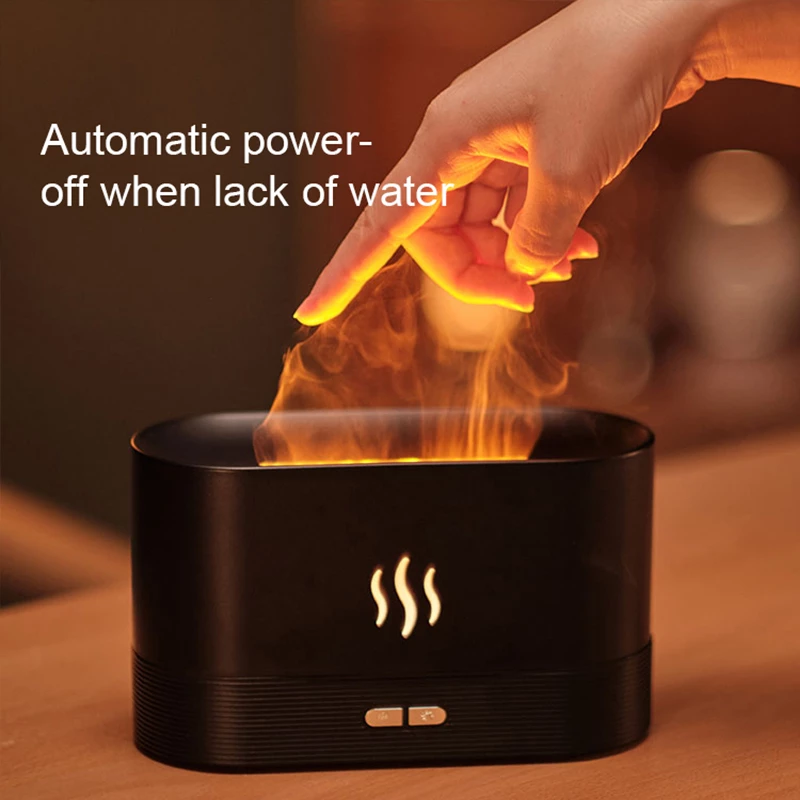 Aroma Diffuser Air Humidifier Flame Lamp Difusor by Lilac Milo