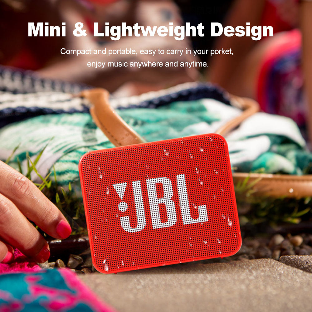 JBL GO 2 Wireless Bluetooth Speaker IPX7 Waterproof With Mic by Teal Simba