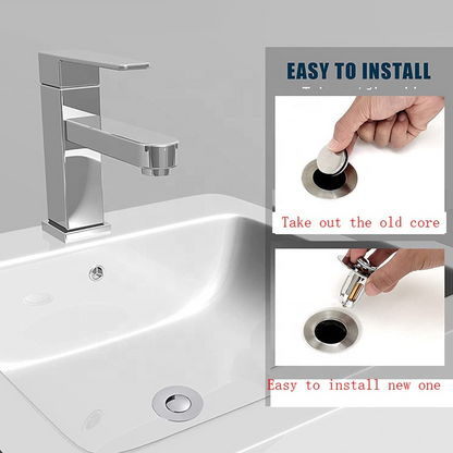 UNIVERSAL WASH BASIN BOUNCE DRAIN FILTER by Teal Simba
