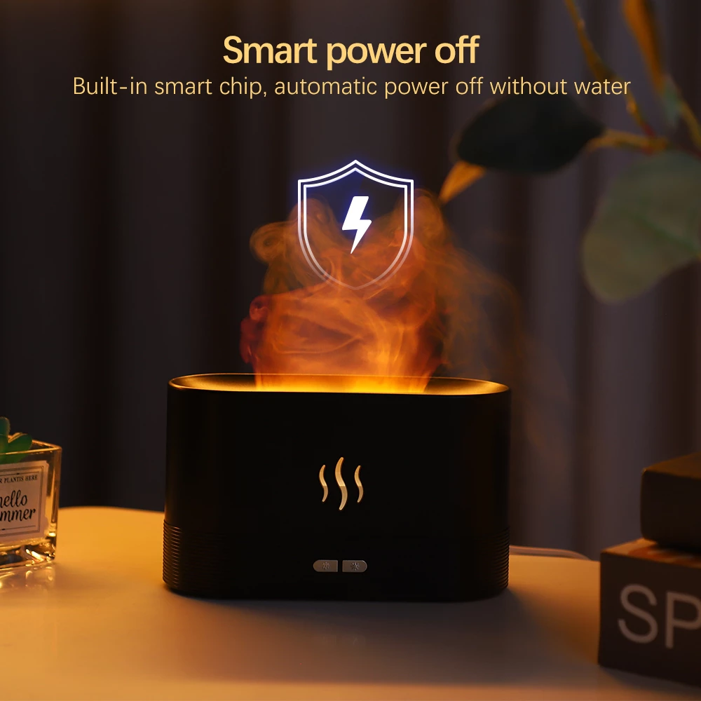 Aroma Diffuser Air Humidifier Flame Lamp Difusor by Lilac Milo