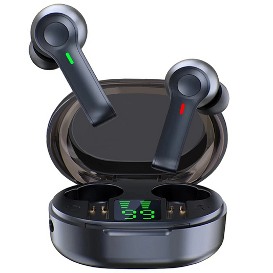 LED Display Wireless Earbuds TWS 5.0 Bluetooth Earphone by Teal Simba