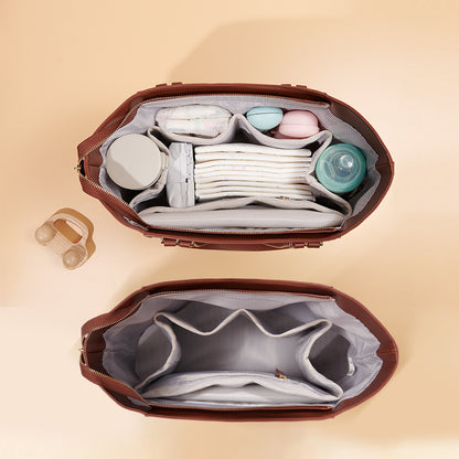 Canvas Tote Diaper Bag by Maroon Chronos