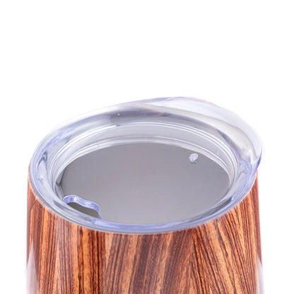 DRINCO® 12oz Insulated Wine Tumbler Glass (Woodland) by Orchid Lavender