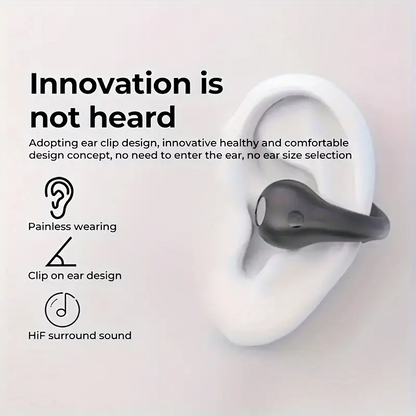 Open Ear Clip Wireless Earplugs Bluetooth TWS by Lilac Milo