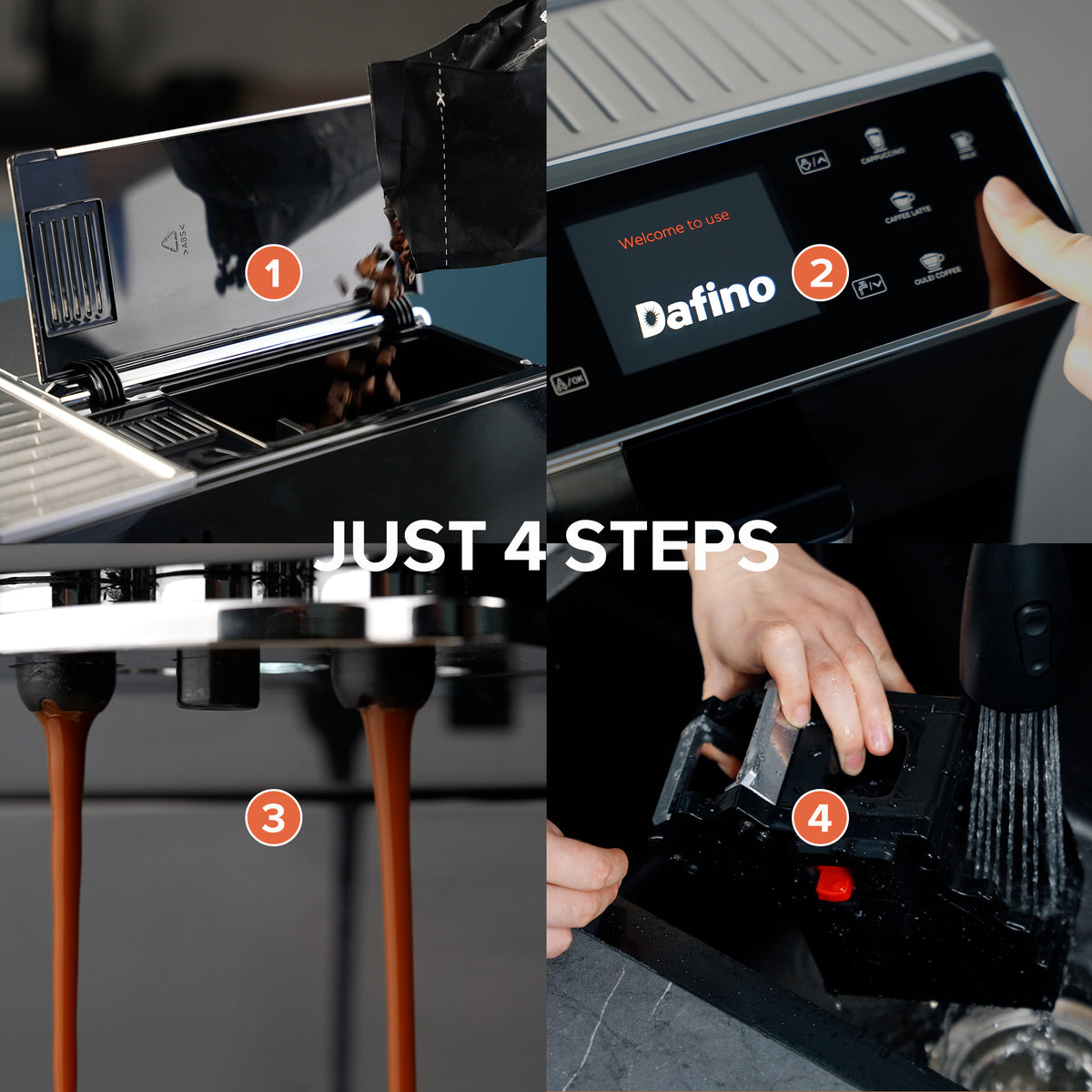 Super Automatic Espresso & Coffee Machine by Teal Simba