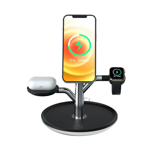 Universal Wireless Charging Stand for Iphone Apple Watch Airpods by Teal Simba