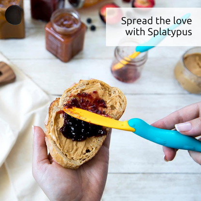 Fun Silicone Jar Spatula for Scooping & Scraping by Red Tethys