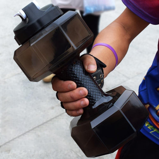 Dumbbell Water Bottle by Fuchsia Molly