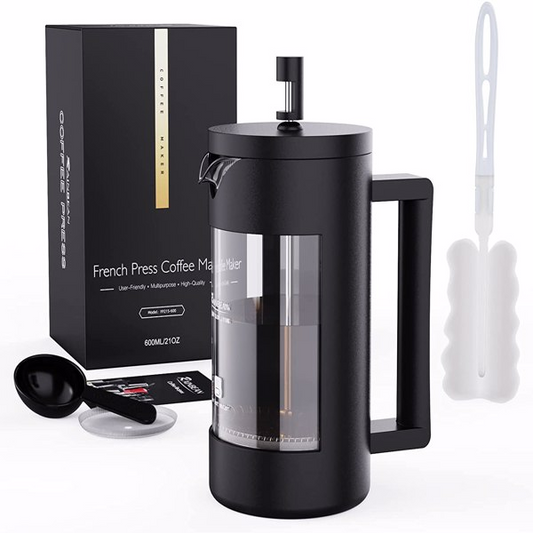 Lilac Milo mini French press coffee maker