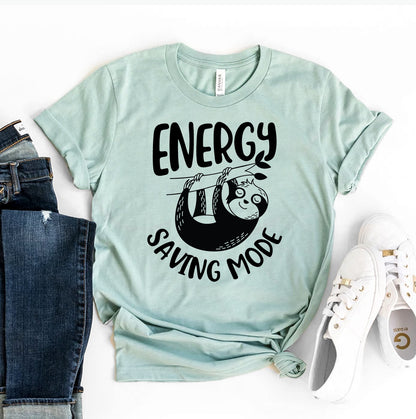 Energy Saving Mode T-shirt by Agate