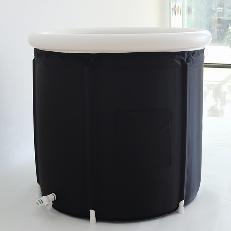 Foldable Ice Bath Tub for Athletes Recovery Ice Bucket by Teal Simba