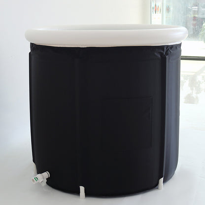 Foldable Ice Bath Tub for Athletes Recovery Ice Bucket by Teal Simba