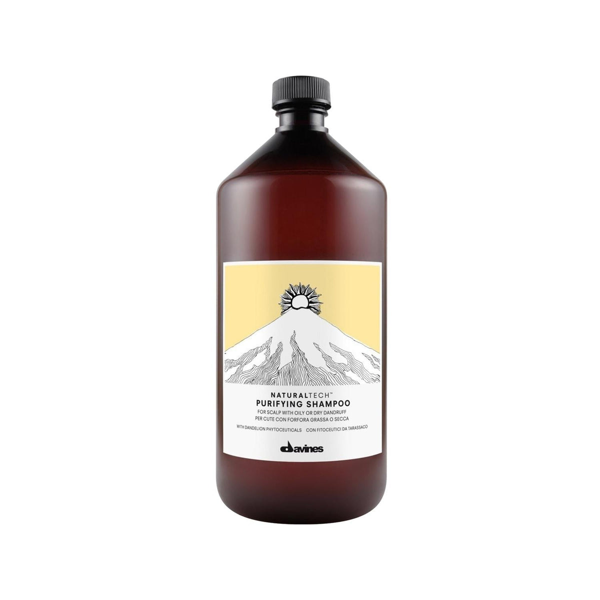 Davines Purifying Shampoo - Anti-Dandruff Formula, 1000 ml for Healthier ScalpShampooTorqelo.com