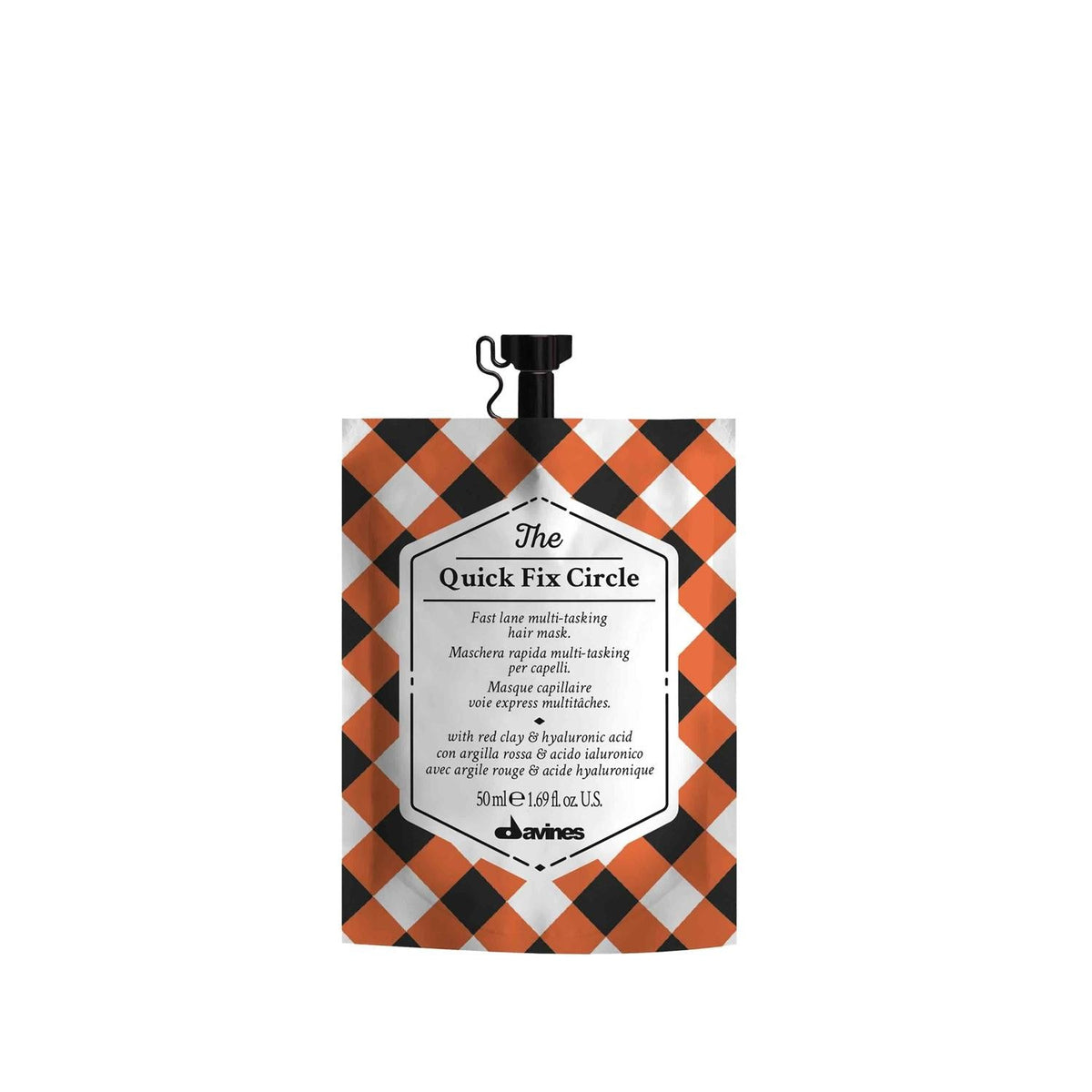 Davines The Quick Fix Circle Hair Care Mask - 50ml Multi-Purpose Hair Treatment for Damaged HairHair MaskTorqelo.com