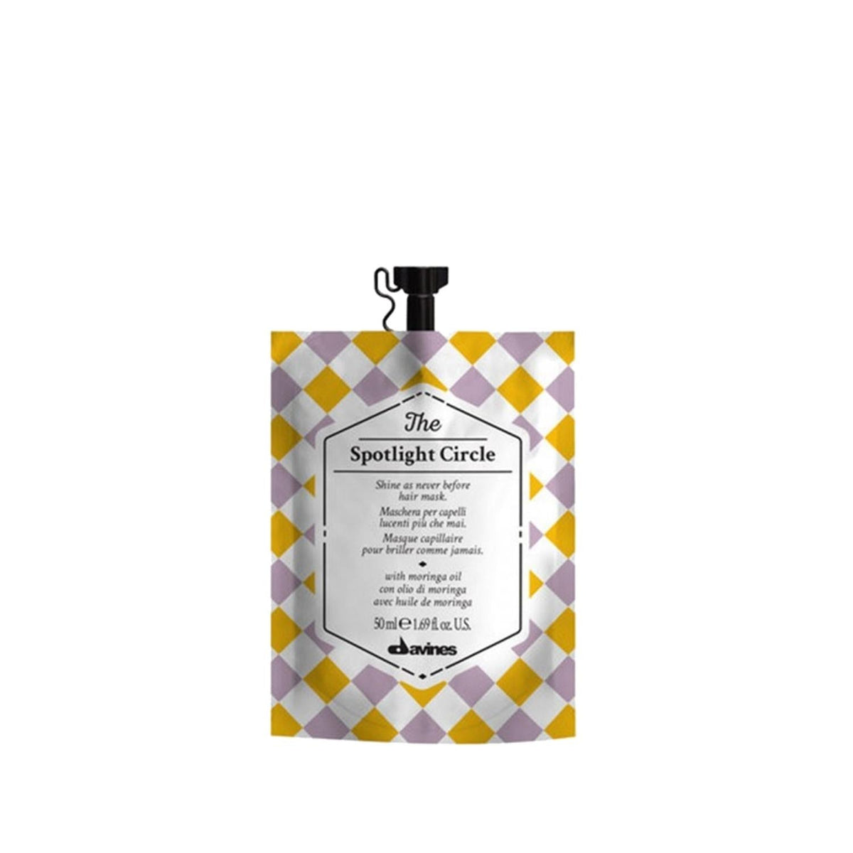 Davines The Spotlight Circle Mat Hair Care Mask 50ml - Nourishing & Shine Enhancing for Matte HairHair MaskTorqelo.com