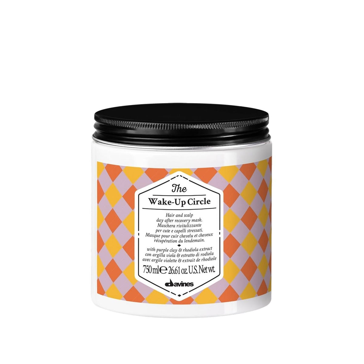 Davines The Wake-Up Circle Scalp and Hair Mask 750ml - Refreshing Hair Care for All Hair TypesHair MaskTorqelo.com