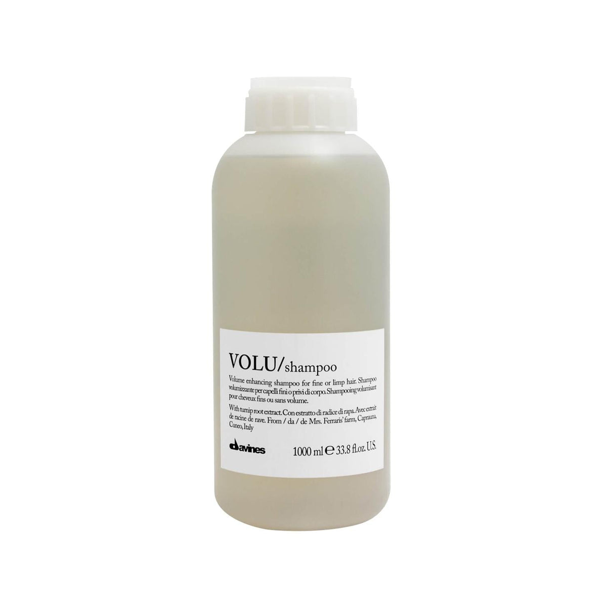 Davines Volu Shampoo - 1000ml Volumizing Hair Care for Fine HairShampooTorqelo.com