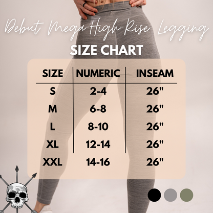 WOMEN'S | DEBUT MEGA-HIGH-RISE LEGGING : IVY by Alpha Country Training + Nutrition