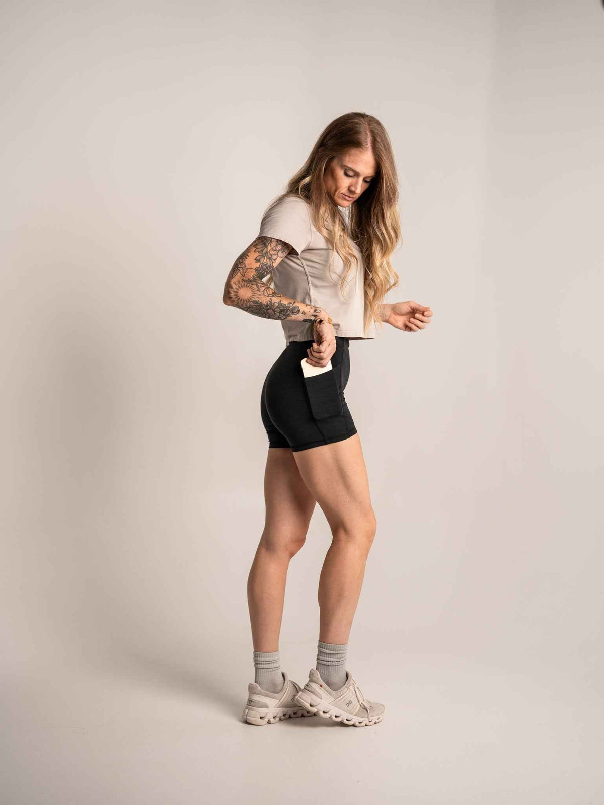 WOMEN'S | DEBUT 4-INCH SHORT : BLACK by Alpha Country Training + Nutrition