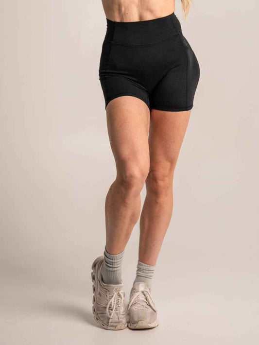 WOMEN'S | DEBUT 4-INCH SHORT : BLACK by Alpha Country Training + Nutrition