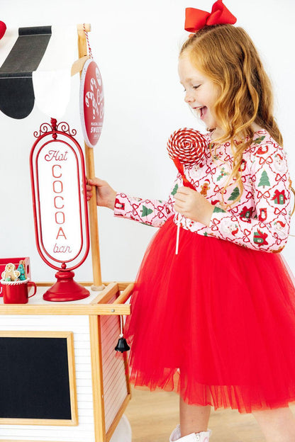 Deck the Halls L/S Tutu DressTutu Dress L/STorqelo.com