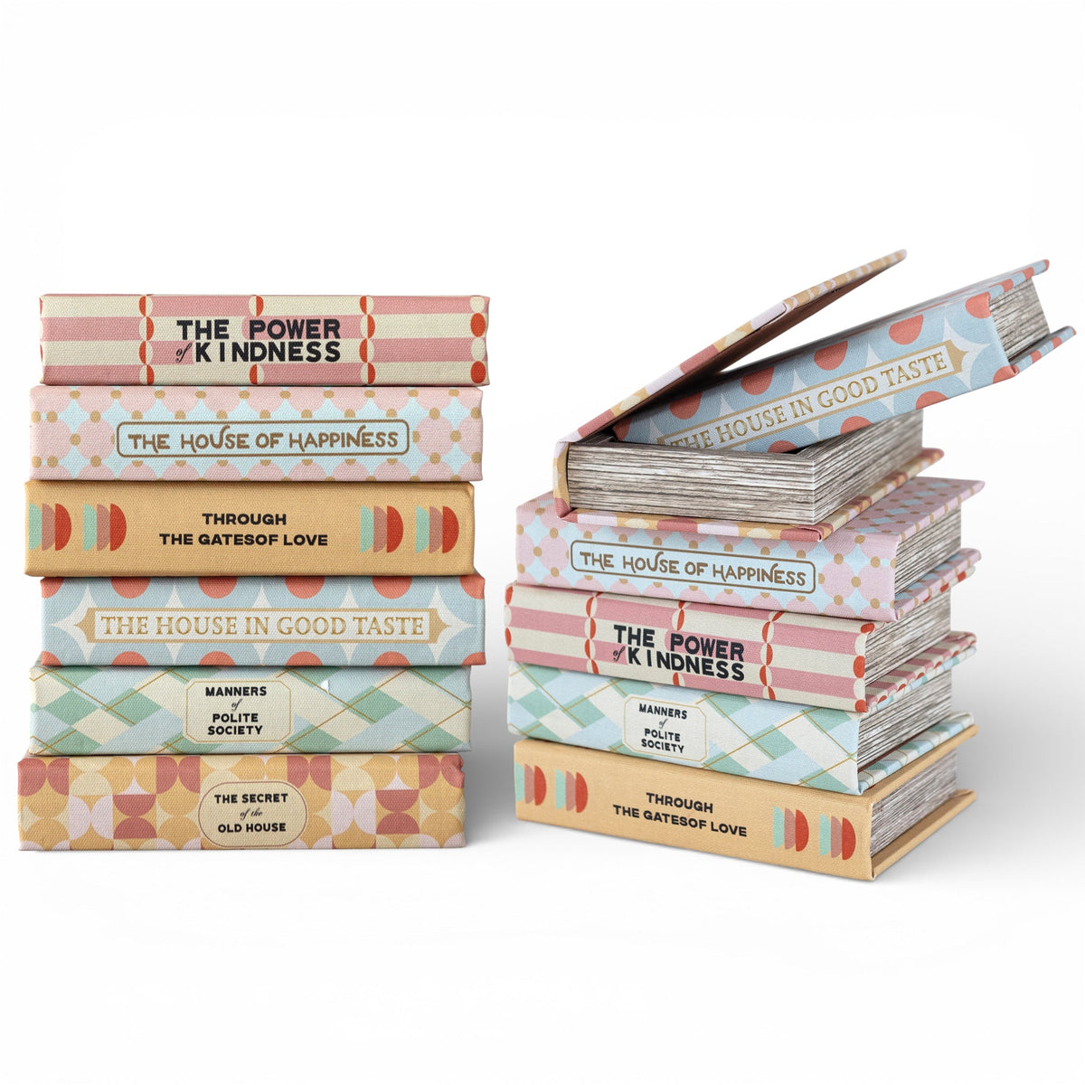 Mid-Century Retro Storage Book Boxes by Rust & Cinder