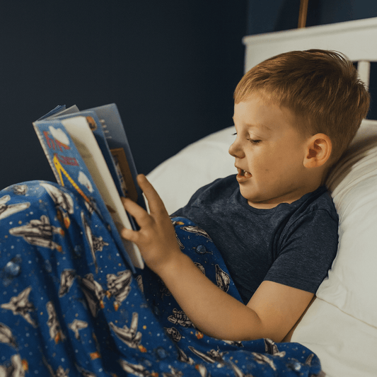 Deep In Orbit Big Kid Cloud Blanket by Sweet Bamboo