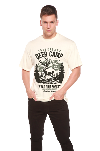 Deer Camp men's bamboo graphic T-shirt – view 3