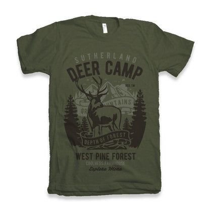 Deer Camp men's bamboo graphic T-shirt – view 2