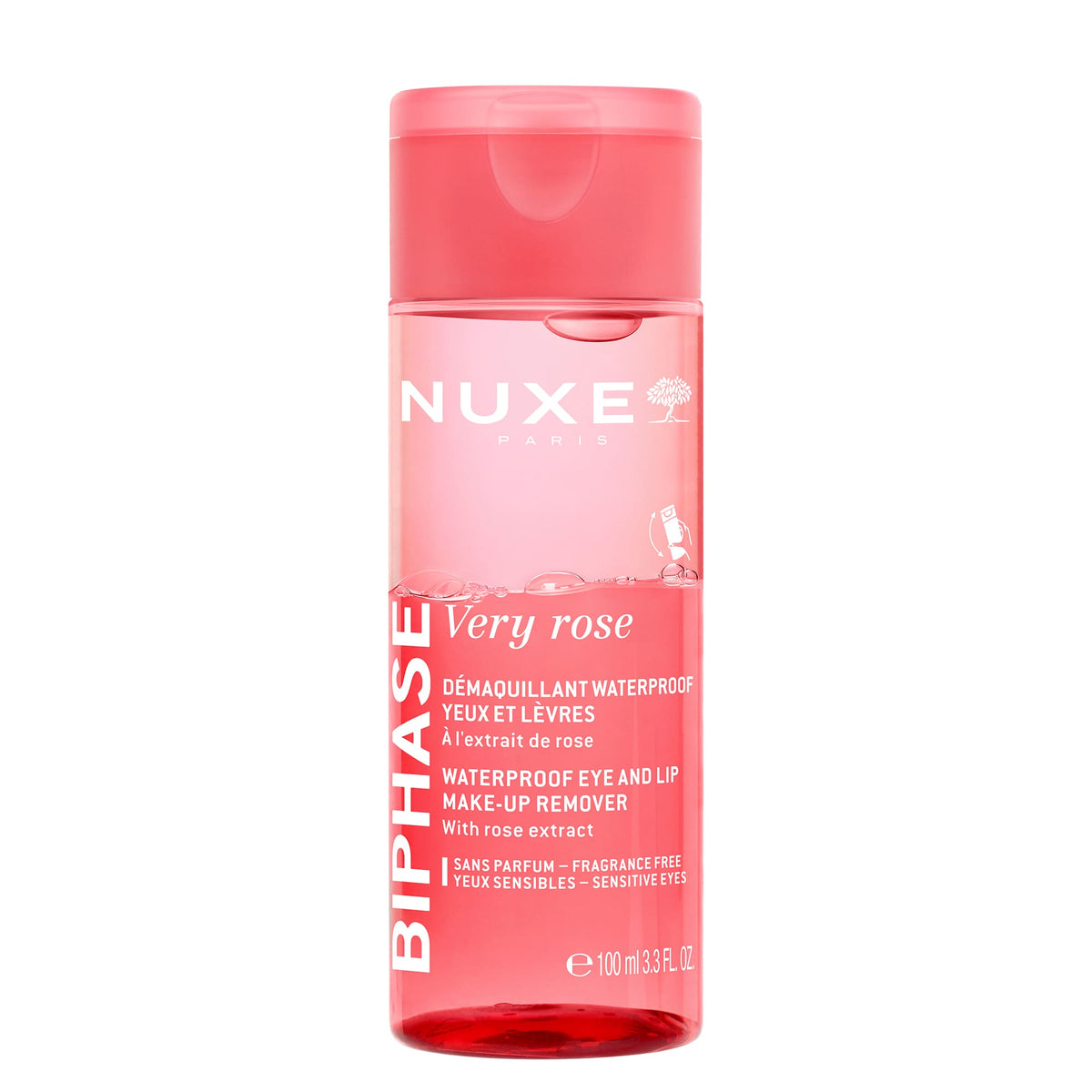 Nuxe Very Rose Biphase Suya Dayanıklı Eye and Lip Makyajı Cleanser 100 ml by Beauty Care Bag