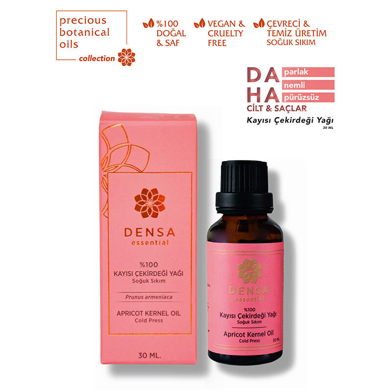 Densa Essential Cold-Pressed Apricot Kernel Oil 30 ml by Beauty Care Bag