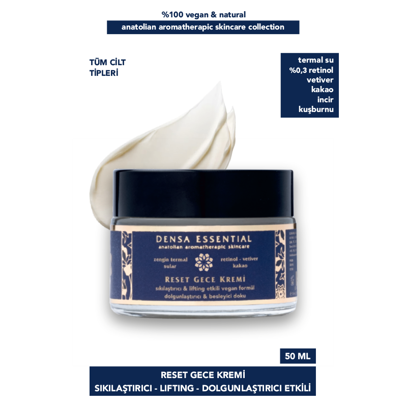 Densa Essential Reset Night Cream with Retinol 50 ml by Beauty Care Bag