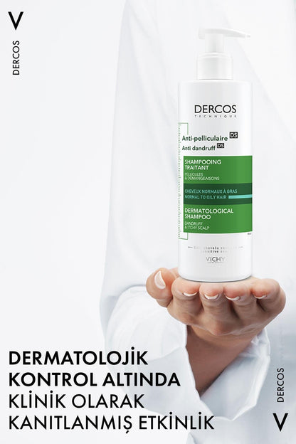 Vichy Dercos Anti-Dandruff Shampoo for Oily Hair 390 ml 2-Pack by Beauty Care Bag