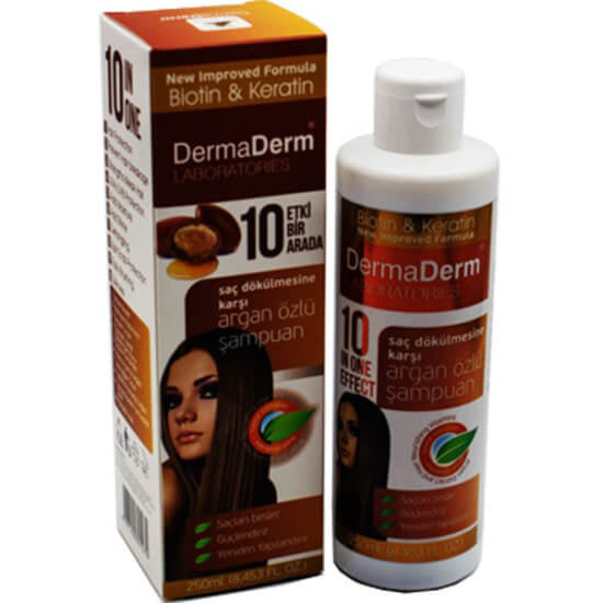 Dermaderm Argan Oil & Keratin Nourishing Shampoo 500ml by Beauty Care Bag