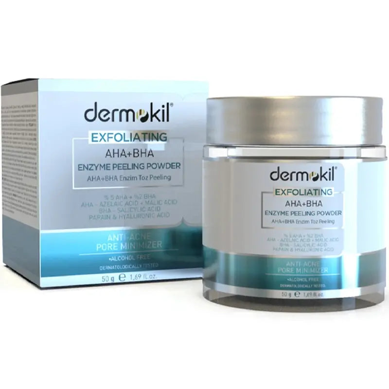Dermokil Exfoliating AHA BHA Enzyme Peeling Powder 50g by Beauty Care Bag