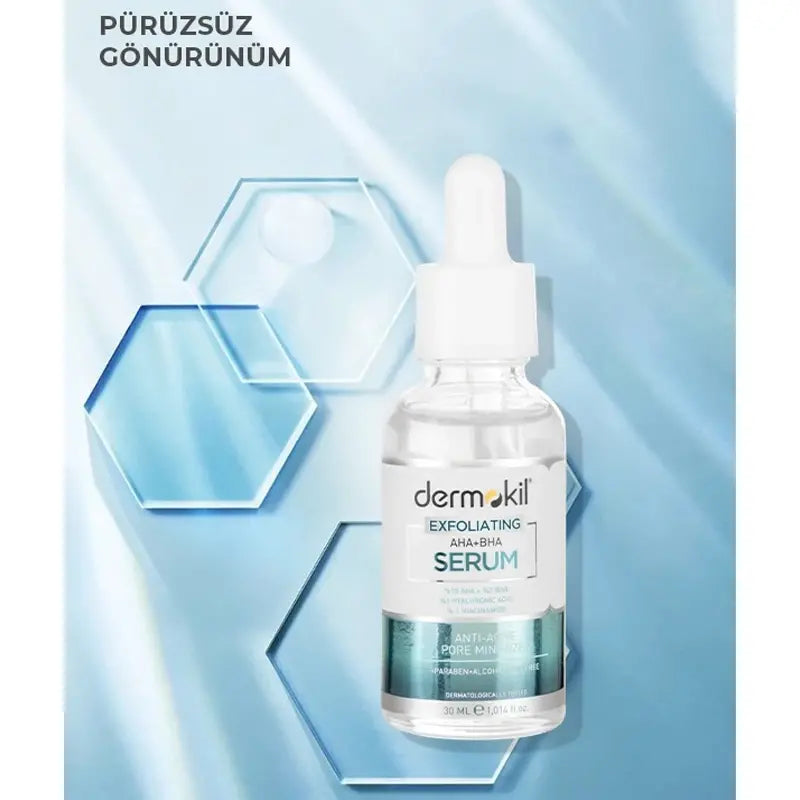 Dermokil Exfoliating AHA BHA Niacinamide Pore Serum 200ml by Beauty Care Bag